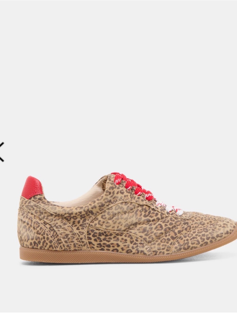 Dolce Vita Leopard Print Women's low Sneaker read sizing 9 8.5 9.5
